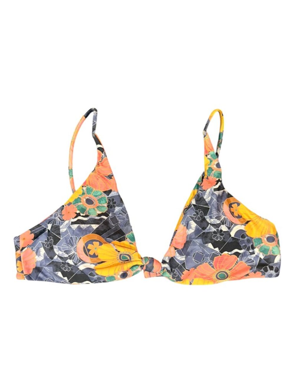 NWOT Women's Jadia Pismo Floral Print Bikini Top Size Large - Picture 2 of 5